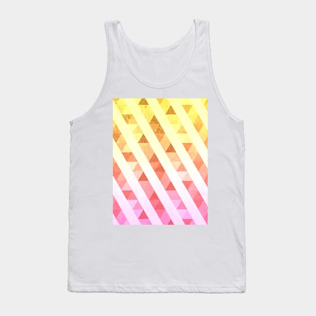 Triangles Lines Pattern Tank Top by Tobe_Fonseca